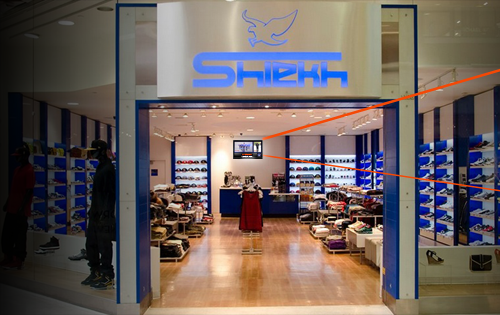 ShiekhTV in retail stores
